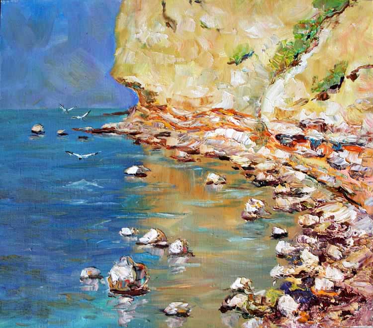 «Ранок. Тарханкут». 2012. Полотно, олія